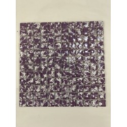 Mosaico su rete Arabesque Viola - 30x30 Cm 