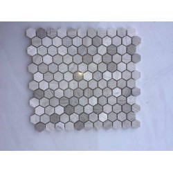 Mosaico su rete Materia Grigio - 30x30 Cm