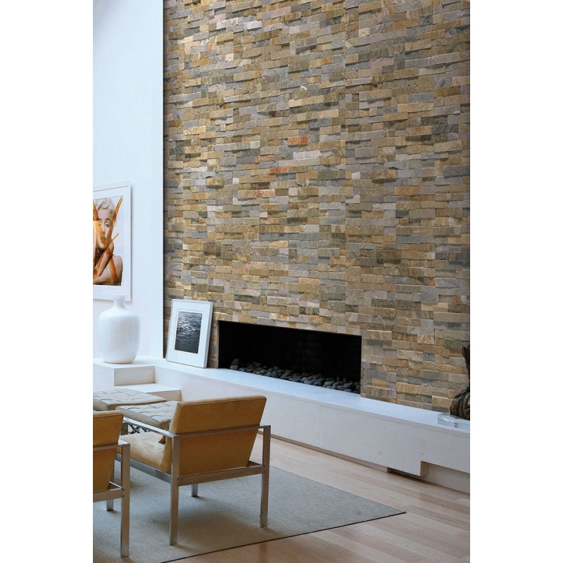 Orient mix 10x40 - Pietra Naturale ad incastro 