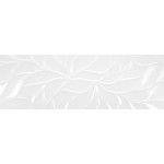 Mattonella Leaves Bianco Brillo 30x90 Cm