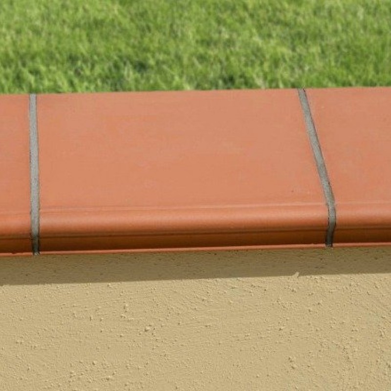 Coprimuro in Cotto da 28.5 Cm