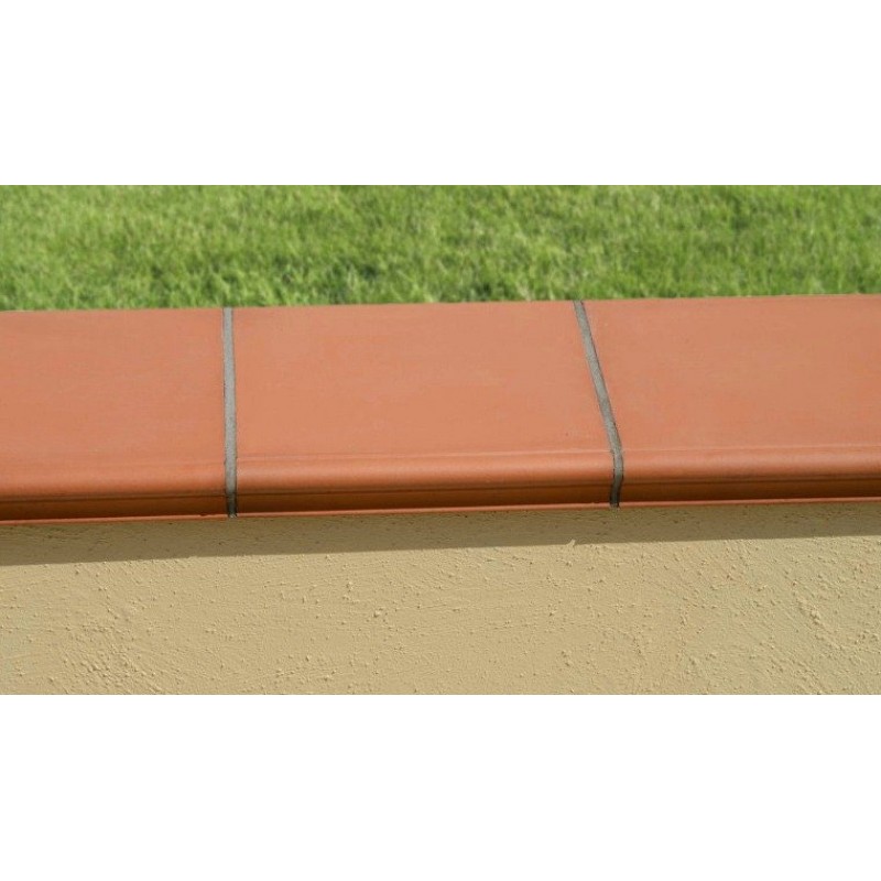 Coprimuro in Cotto da 28.5 Cm