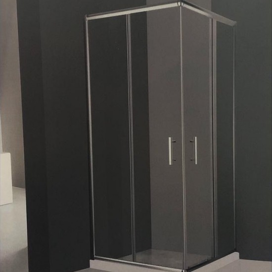 Box doccia in cristallo 6mm 70x70 cm