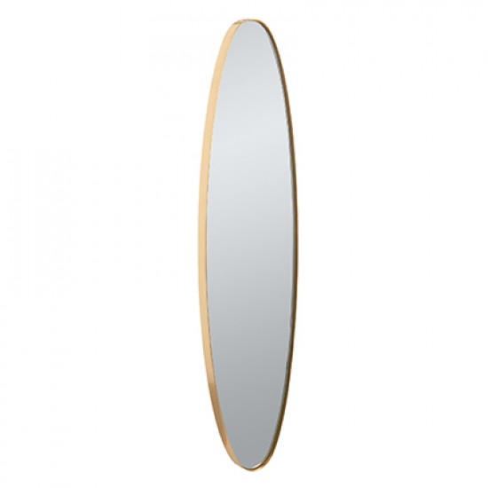 Specchio Ovale Dorato 53 Cm