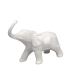 Elefantino bianco 21x19 Cm