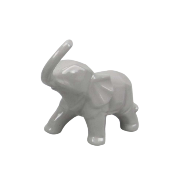 Elefantino grigio 17x14 Cm