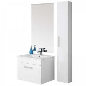 Mobile da bagno SHOW 60 Bianco lucido 