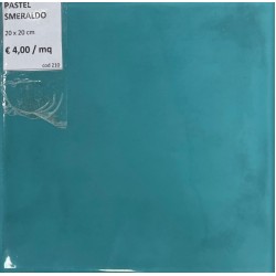 Mattonella Pastel Smeraldo 20x20 Cm