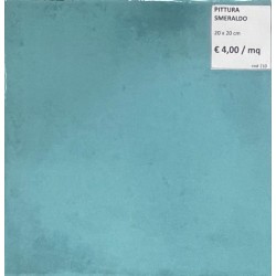 Mattonella Pittura Smeraldo 20x20 Cm