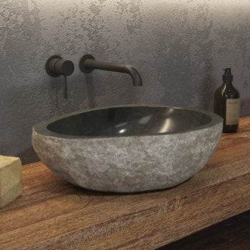 Lavabo da appoggio pietra 