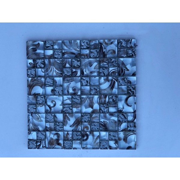 Mosaico su rete Foglia - 30x30 Cm